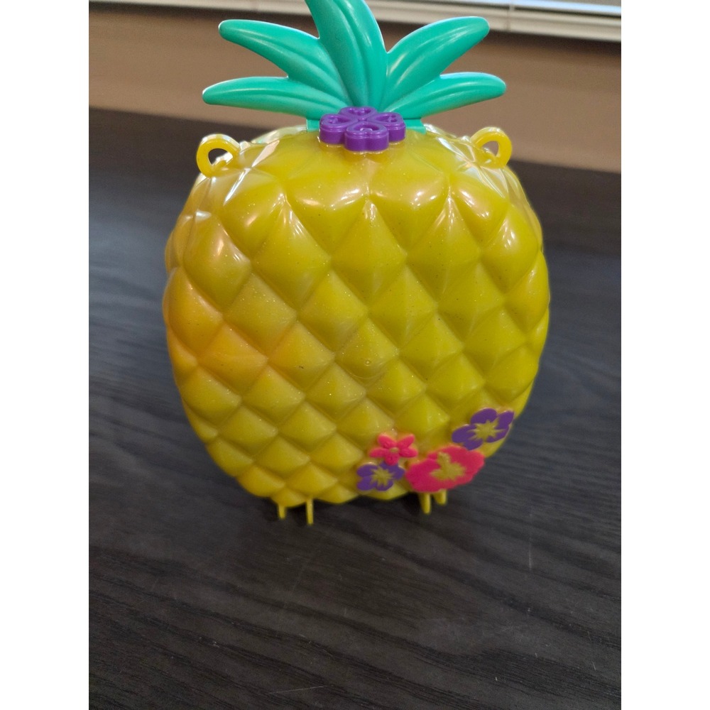 Polly Pocket Tropical Pineapple Purse Compact Safari Playset Yellow 1310HR